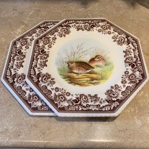 Octagonal Quail Plates